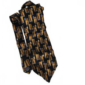 Necktie / Progress 1878 Vintage / 58" / Canada / Geometric Art Deco